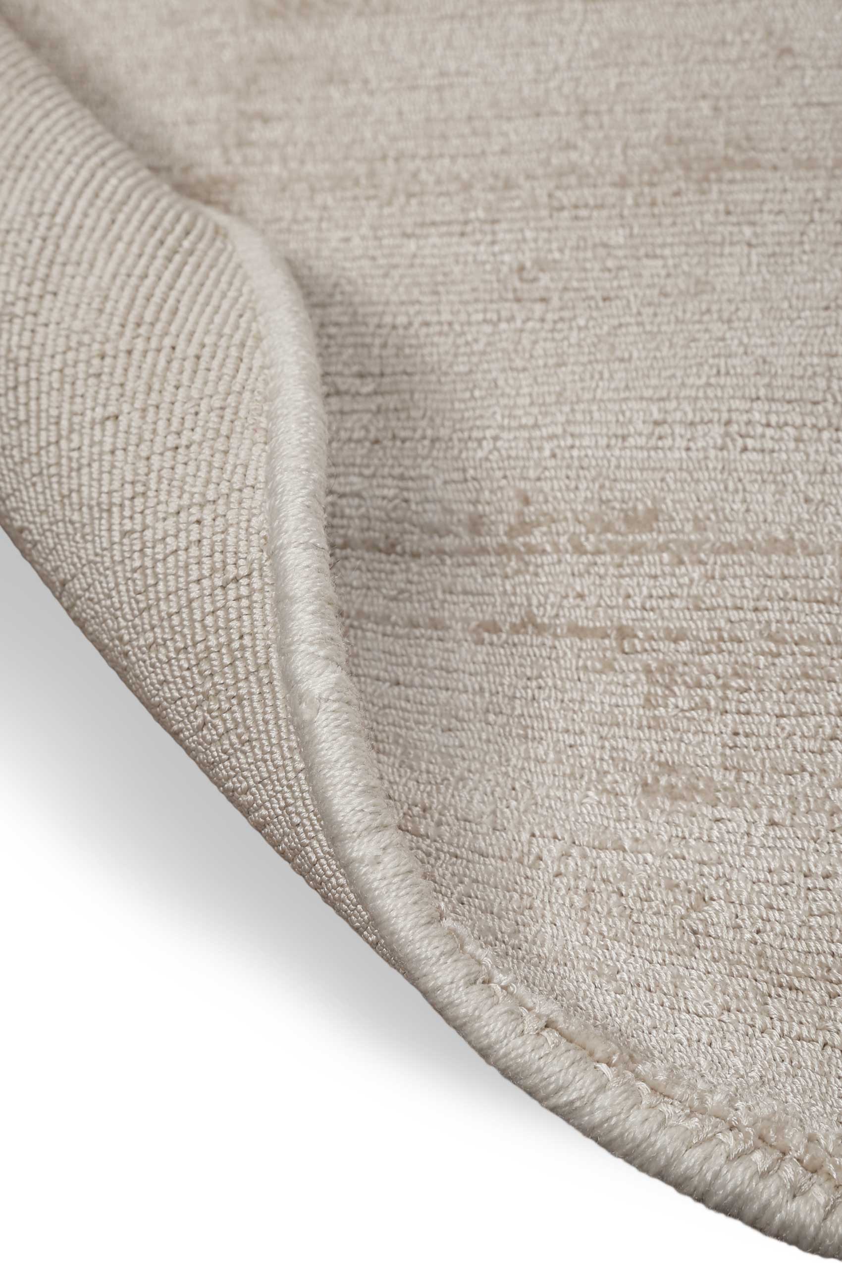 Teppich Rund Creme Beige "Emma" WECONhome Basics