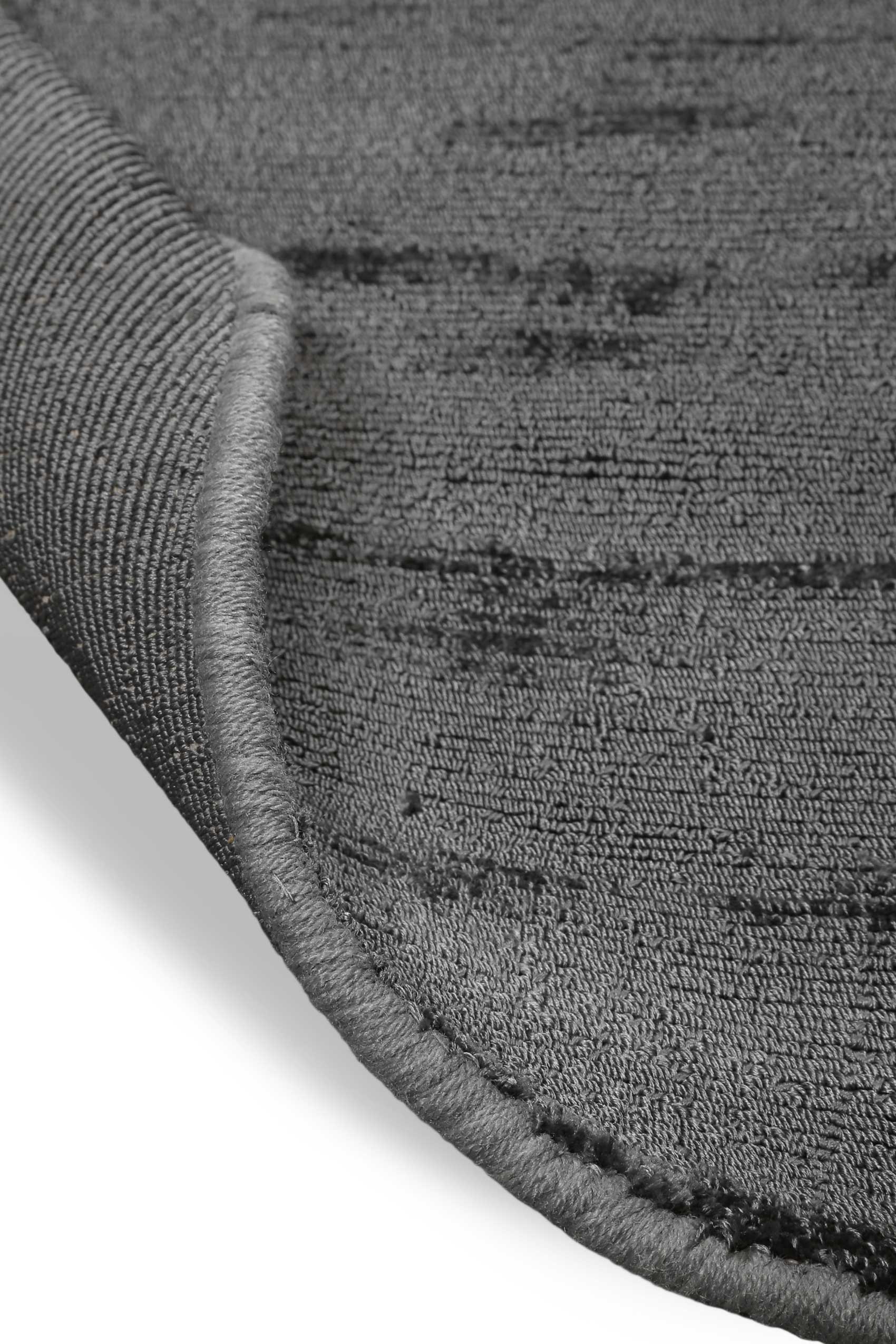 Teppich Rund Anthrazit "Emma" WECONhome Basics