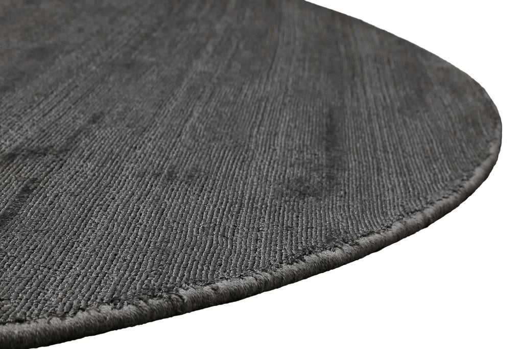 Teppich Rund Anthrazit "Emma" WECONhome Basics