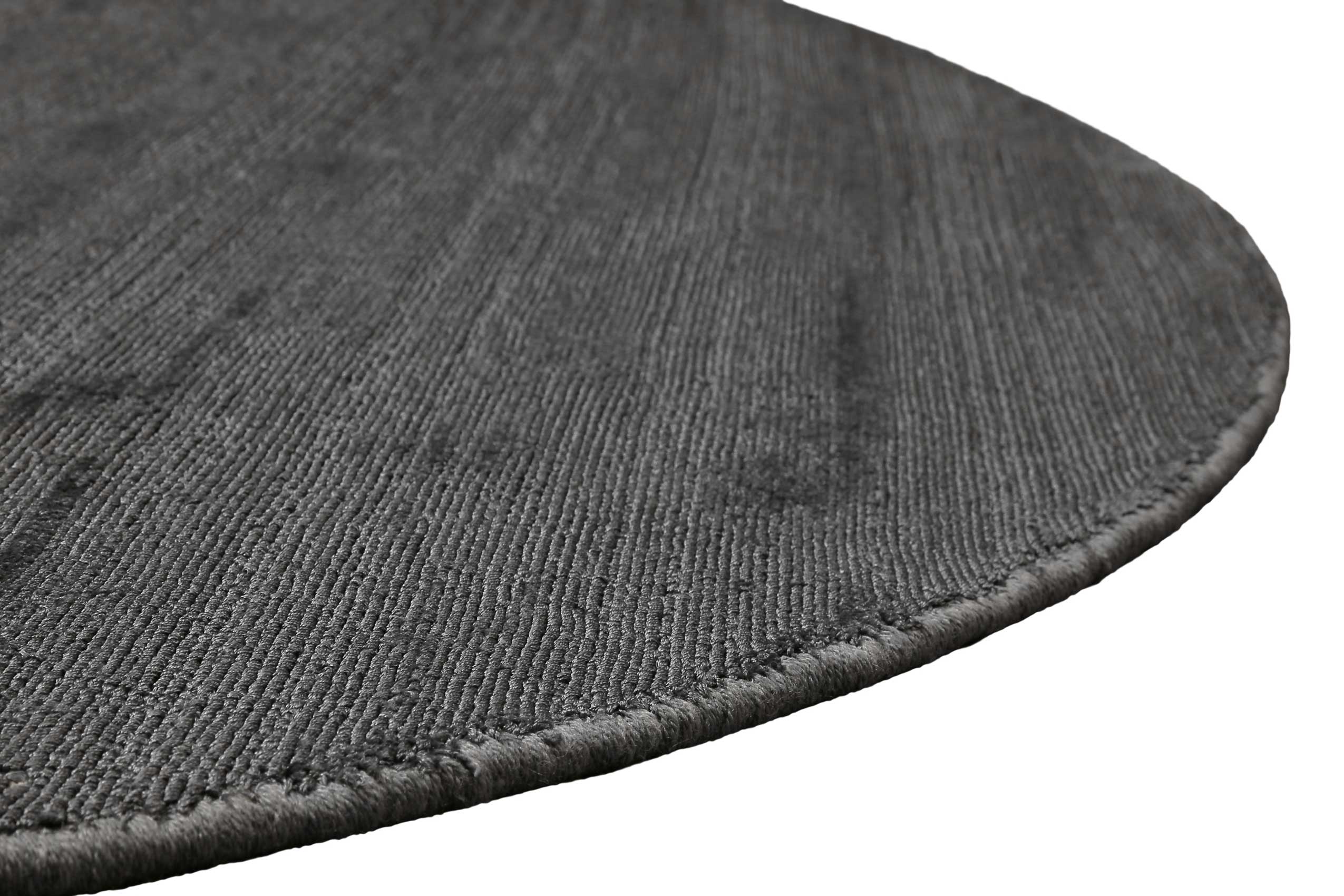 Teppich Rund Anthrazit "Emma" WECONhome Basics