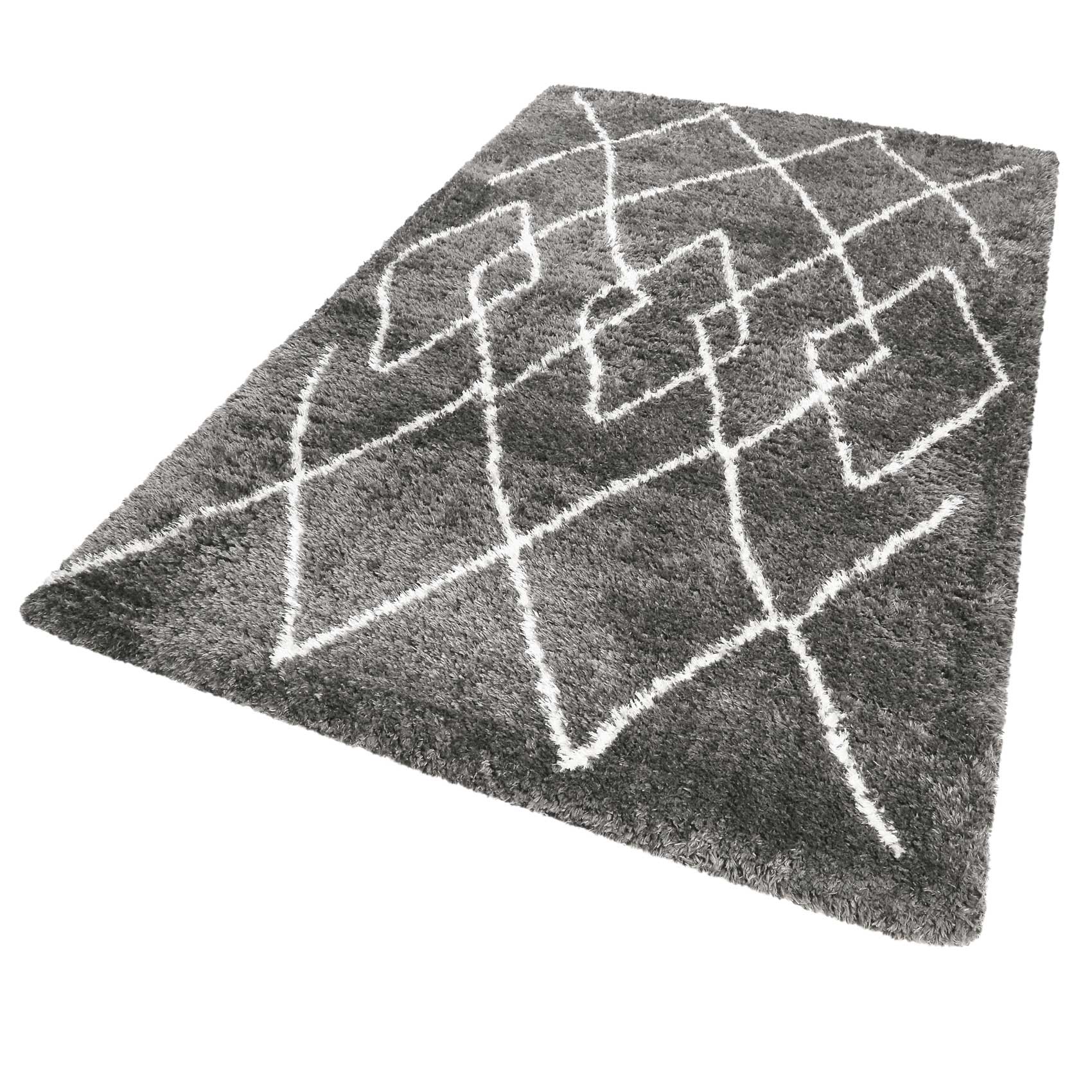 Teppich Grau sehr flauschig & kuschelig "Afella" WECONhome