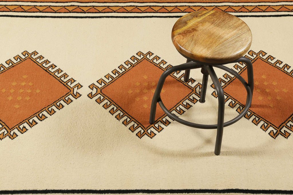 Kelim Teppich Beige Terrakotta "Afoud" WECONhome
