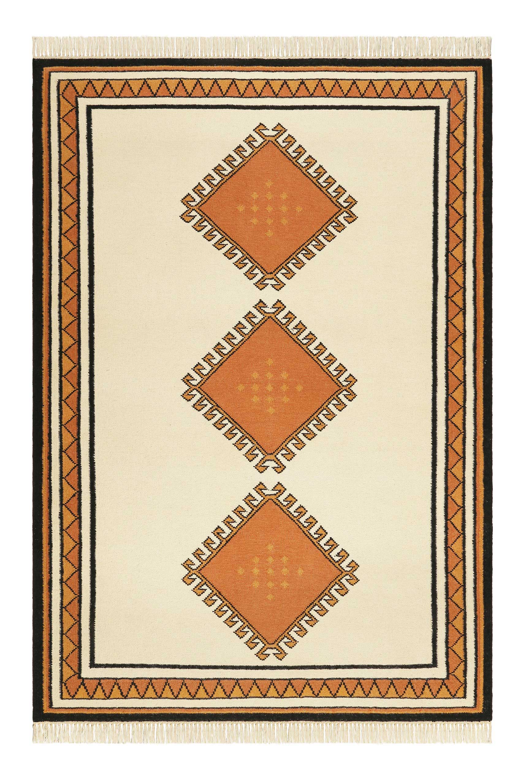 Kelim Teppich Beige Terrakotta "Afoud" WECONhome