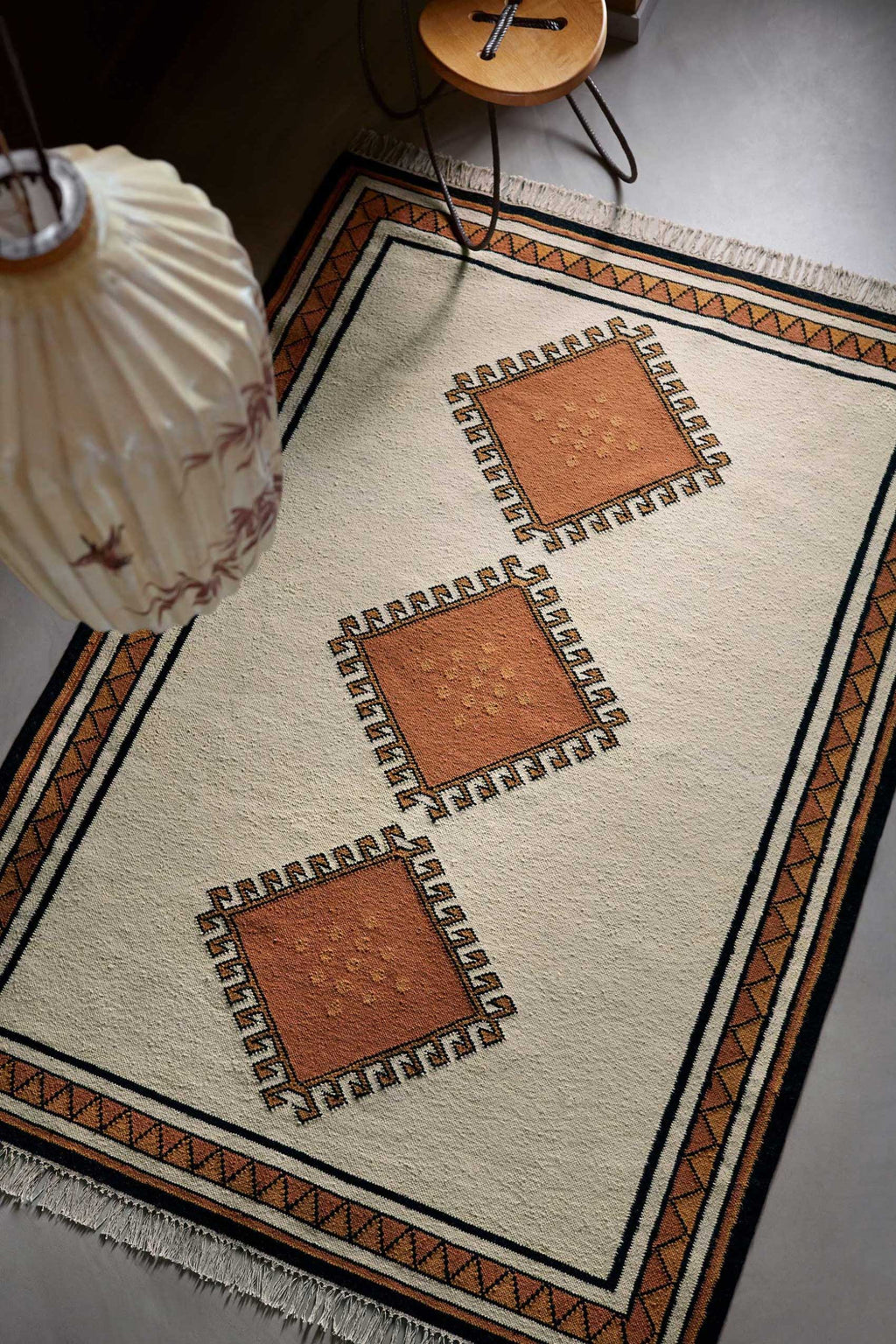 Kelim Teppich Beige Terrakotta "Afoud" WECONhome