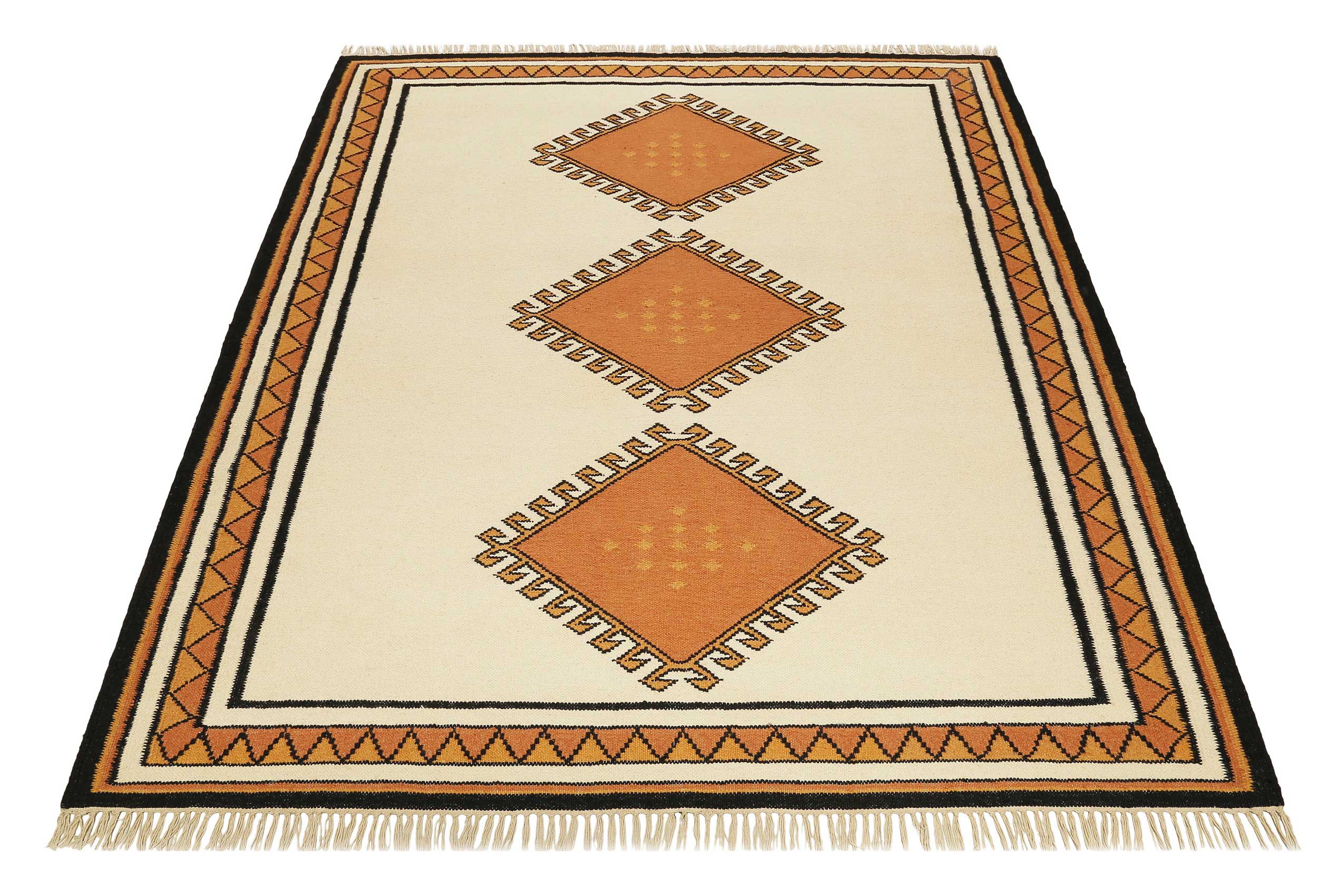 Kelim Teppich Beige Terrakotta "Afoud" WECONhome