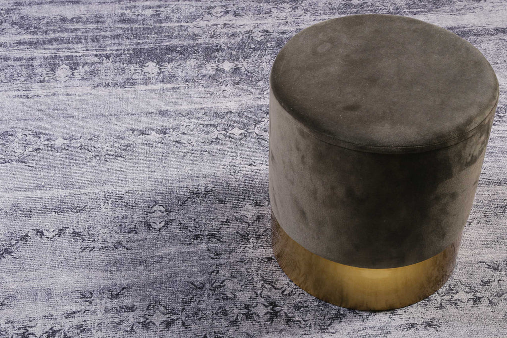 Vintage Teppich Grau Silber "Alaska" WECONhome