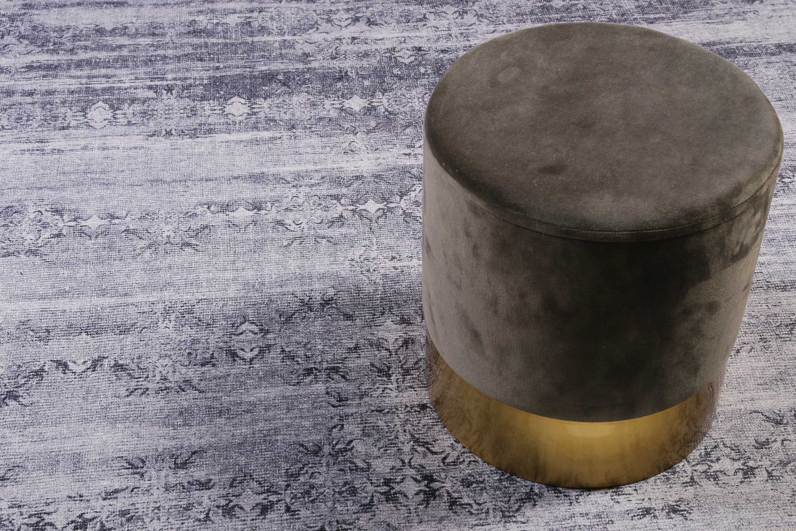 Vintage Teppich Grau Silber "Alaska" WECONhome