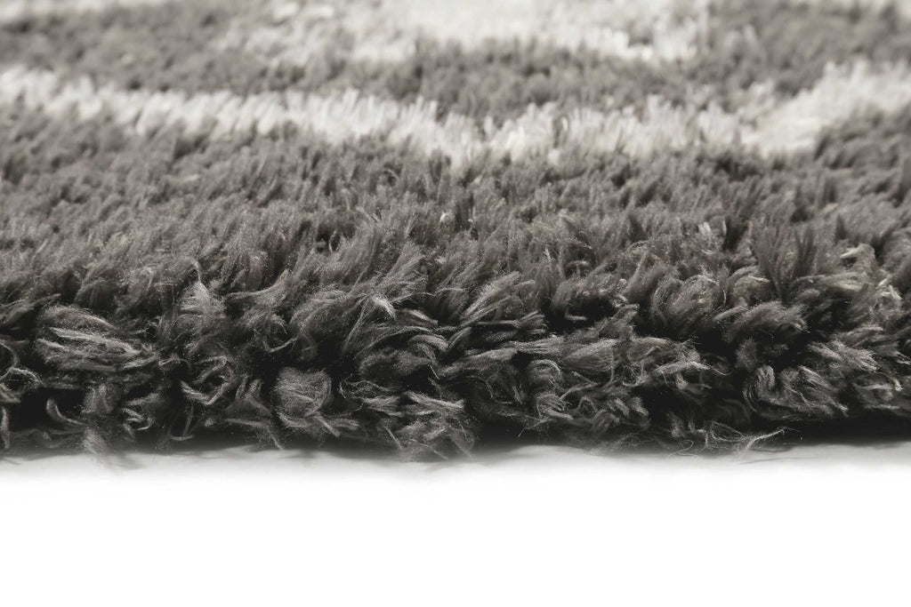 Teppich Grau Hochflor "Boho&Scandic Ayachi" WECONhome