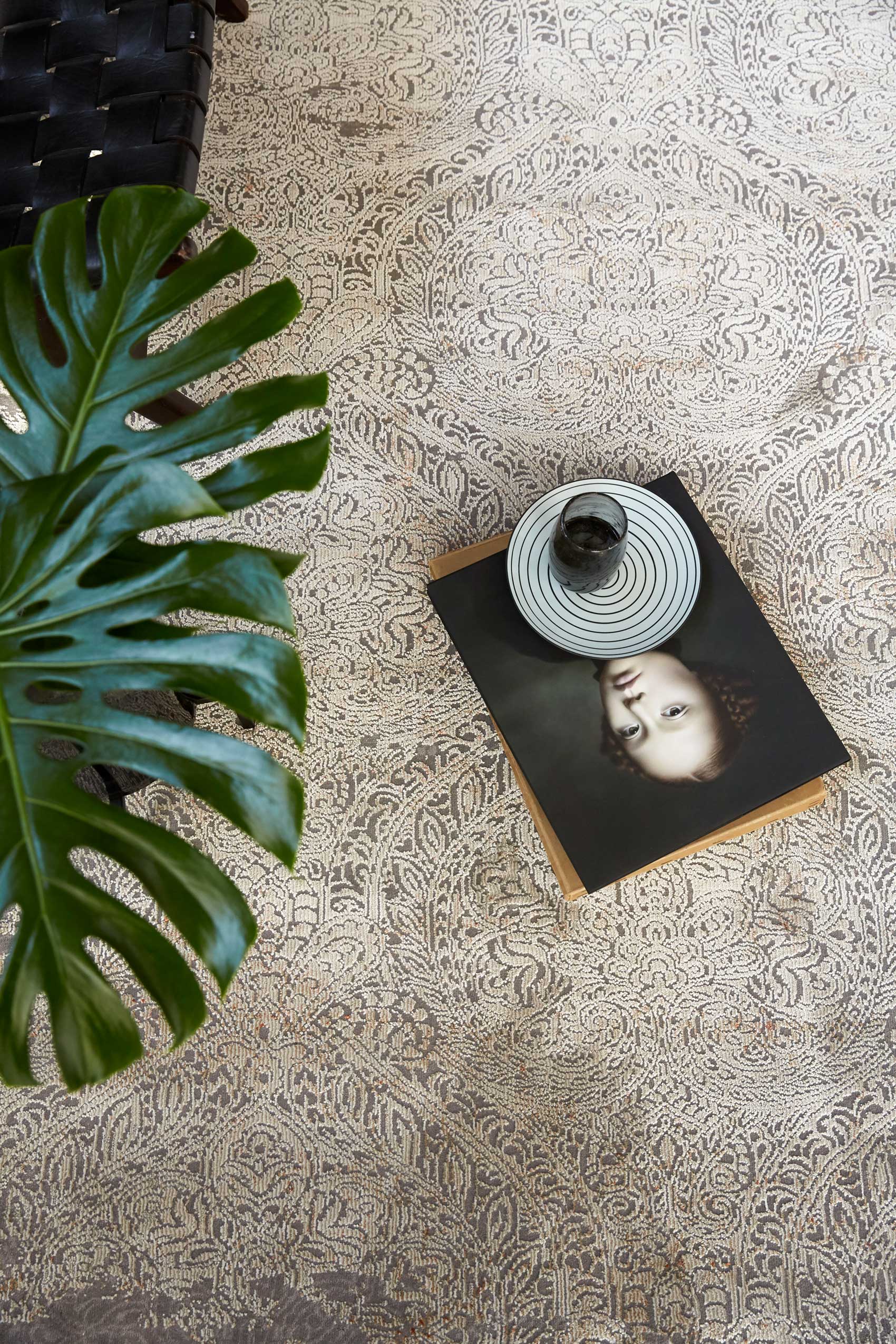 Teppich Grau "Baroque Vintage" WECONhome