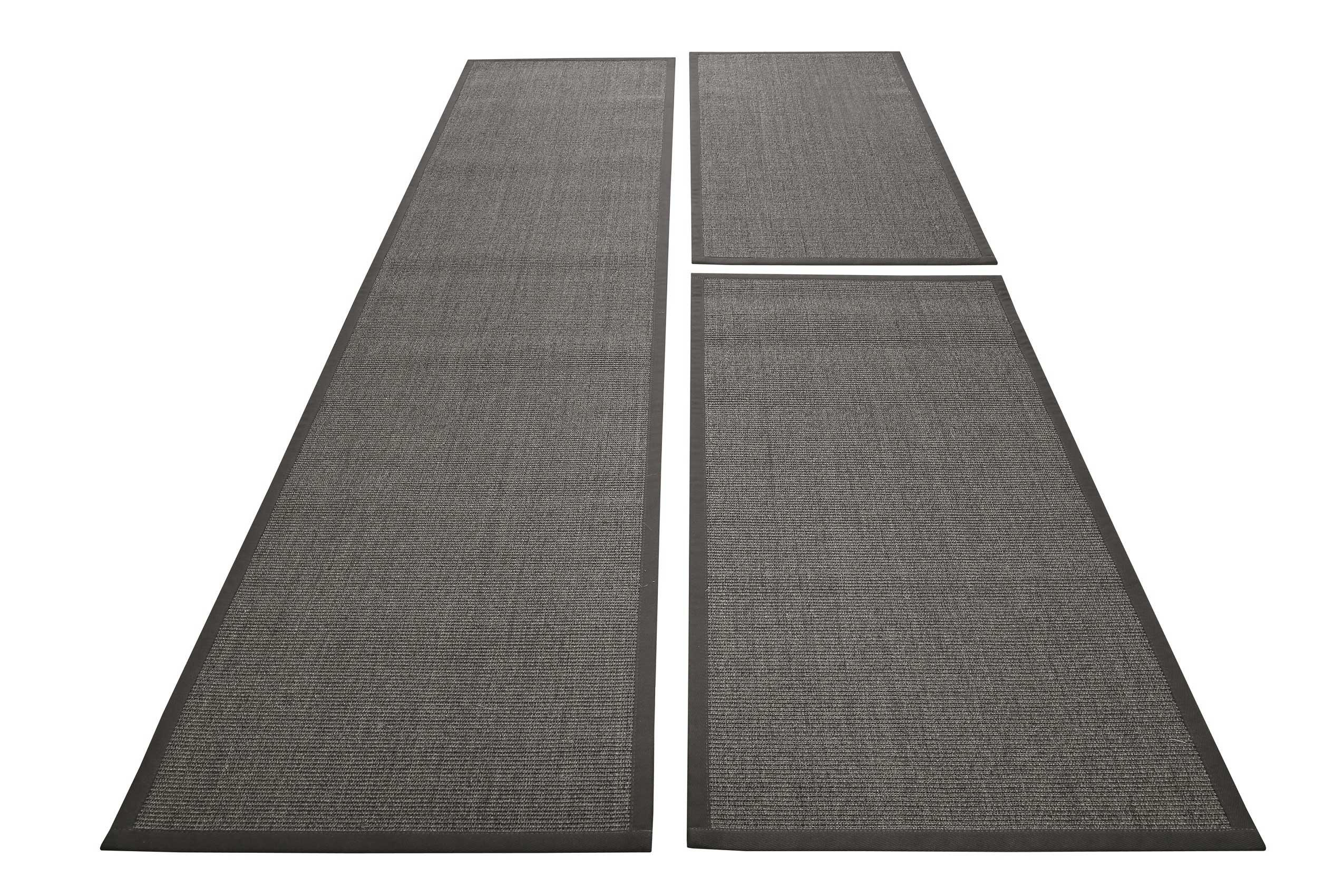 Vegan Teppich Natur Grau aus Sisal "Ansgar" WECONhome Basics