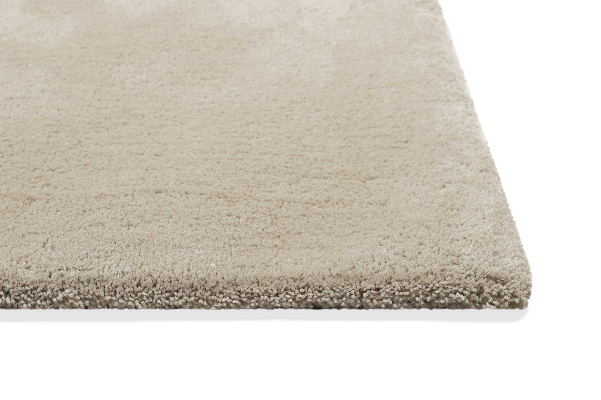 Teppich Sand Beige Hochflor "Emilia" WECONhome Basics