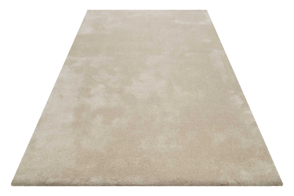 Teppich Sand Beige Hochflor "Emilia" WECONhome Basics