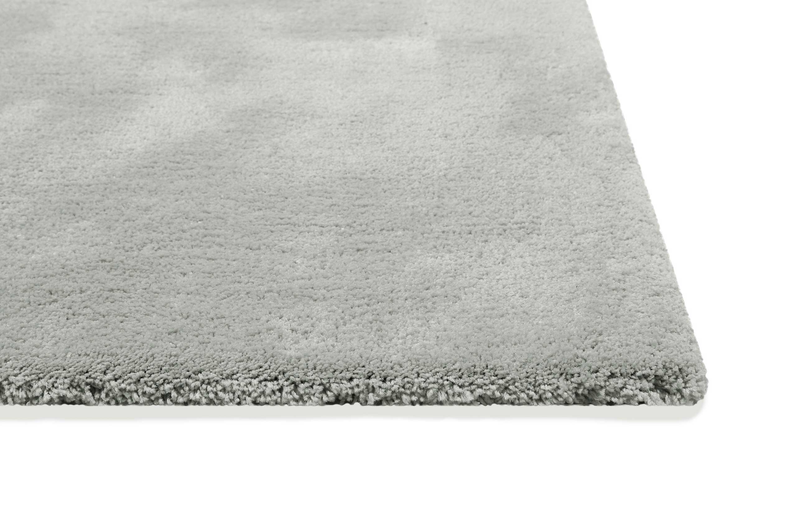 Teppich Hellgrau Hochflor "Emilia" WECONhome Basics
