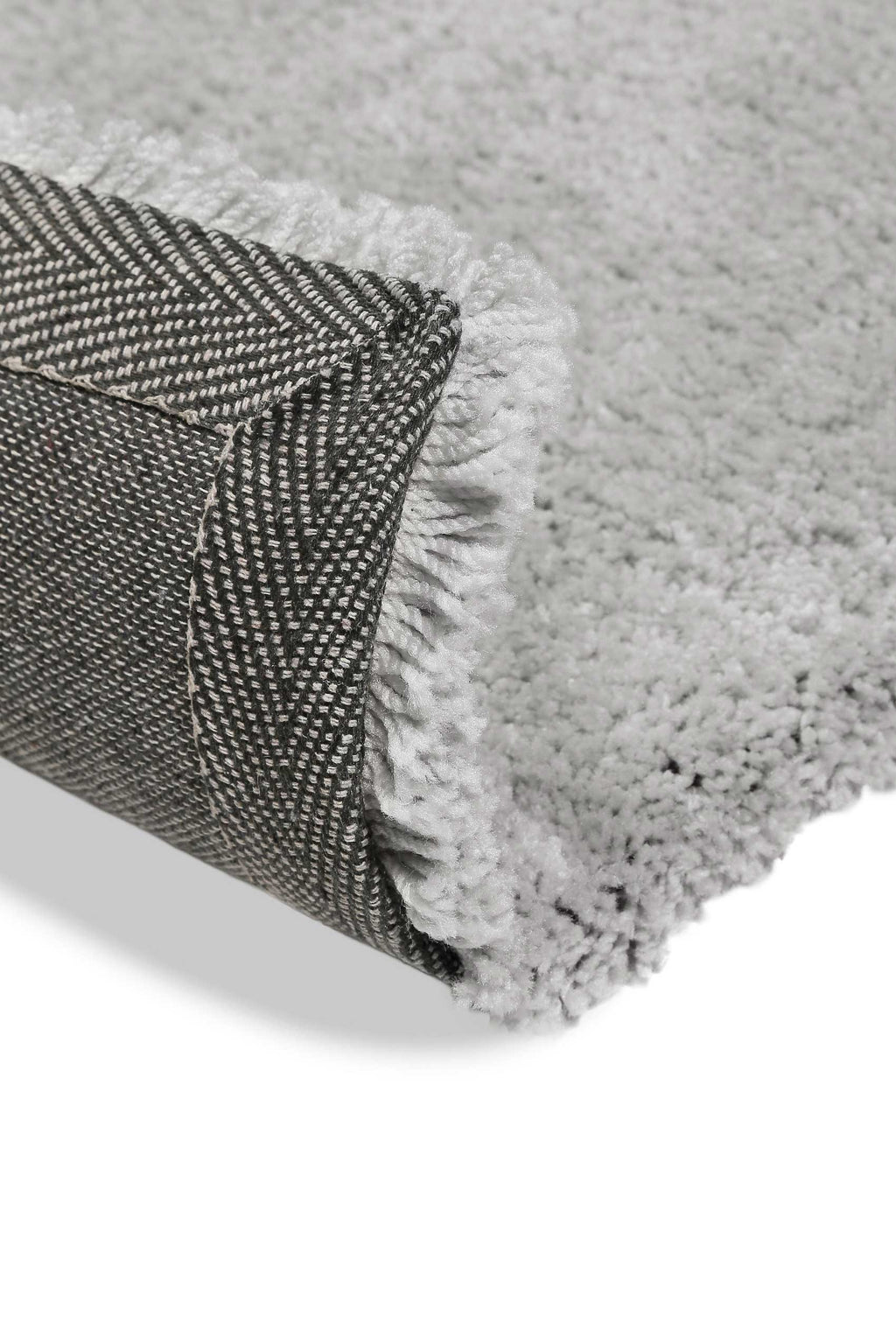 Teppich Hellgrau Hochflor "Emilia" WECONhome Basics