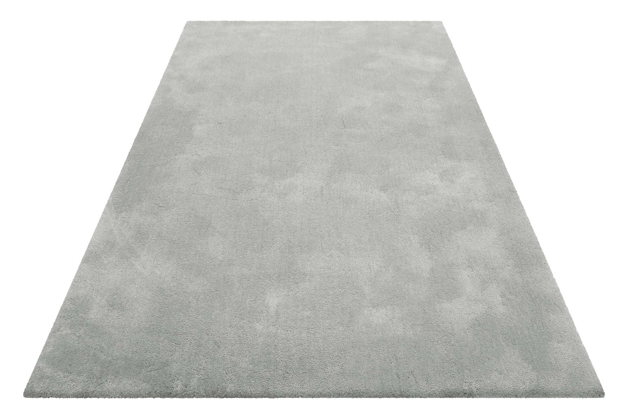 Teppich Hellgrau Hochflor "Emilia" WECONhome Basics