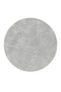 Teppich Rund Hellgrau Hochflor "Emilia" WECONhome Basics