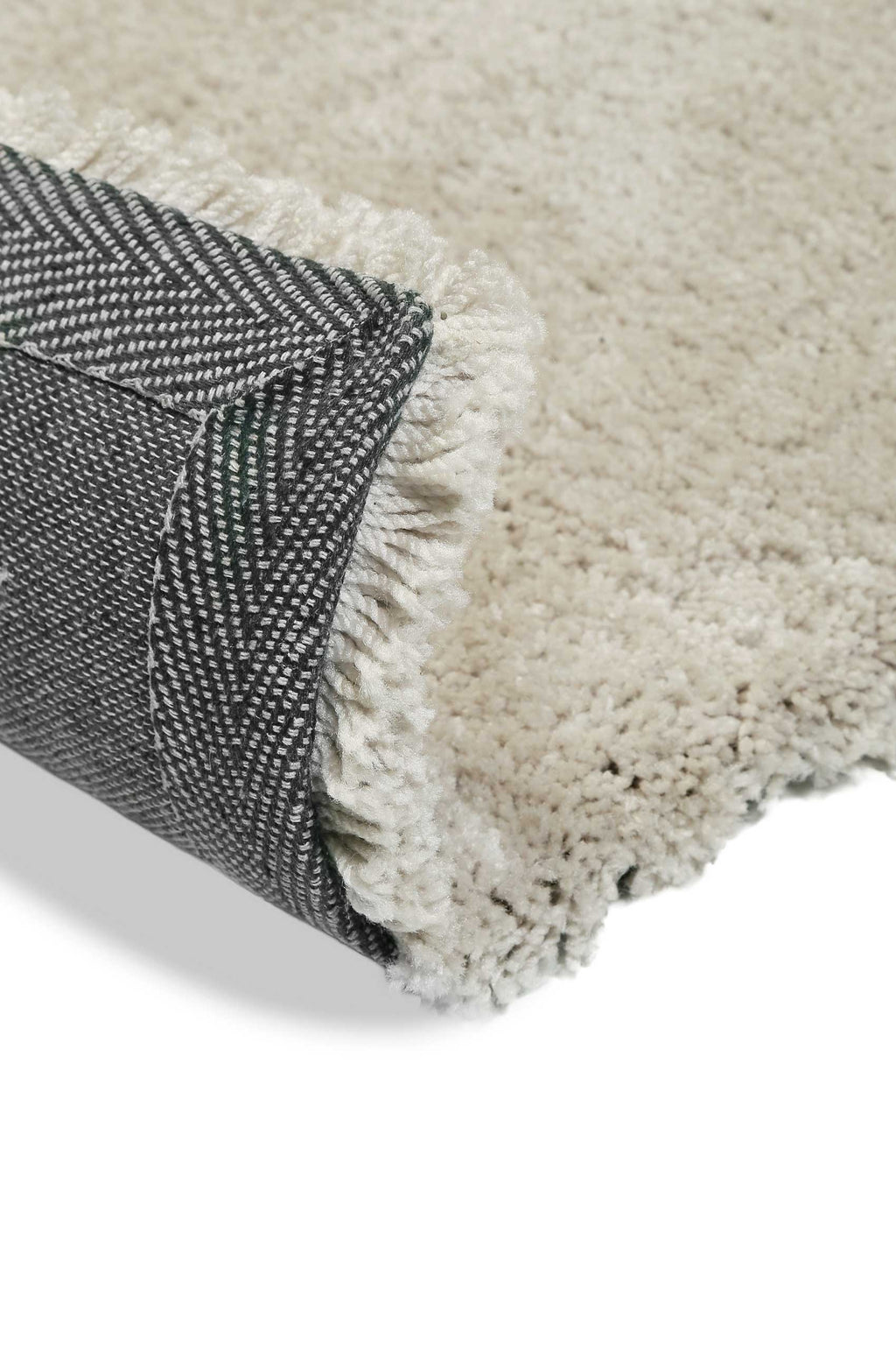 Teppich Beige Grau Hochflor "Emilia" WECONhome Basics