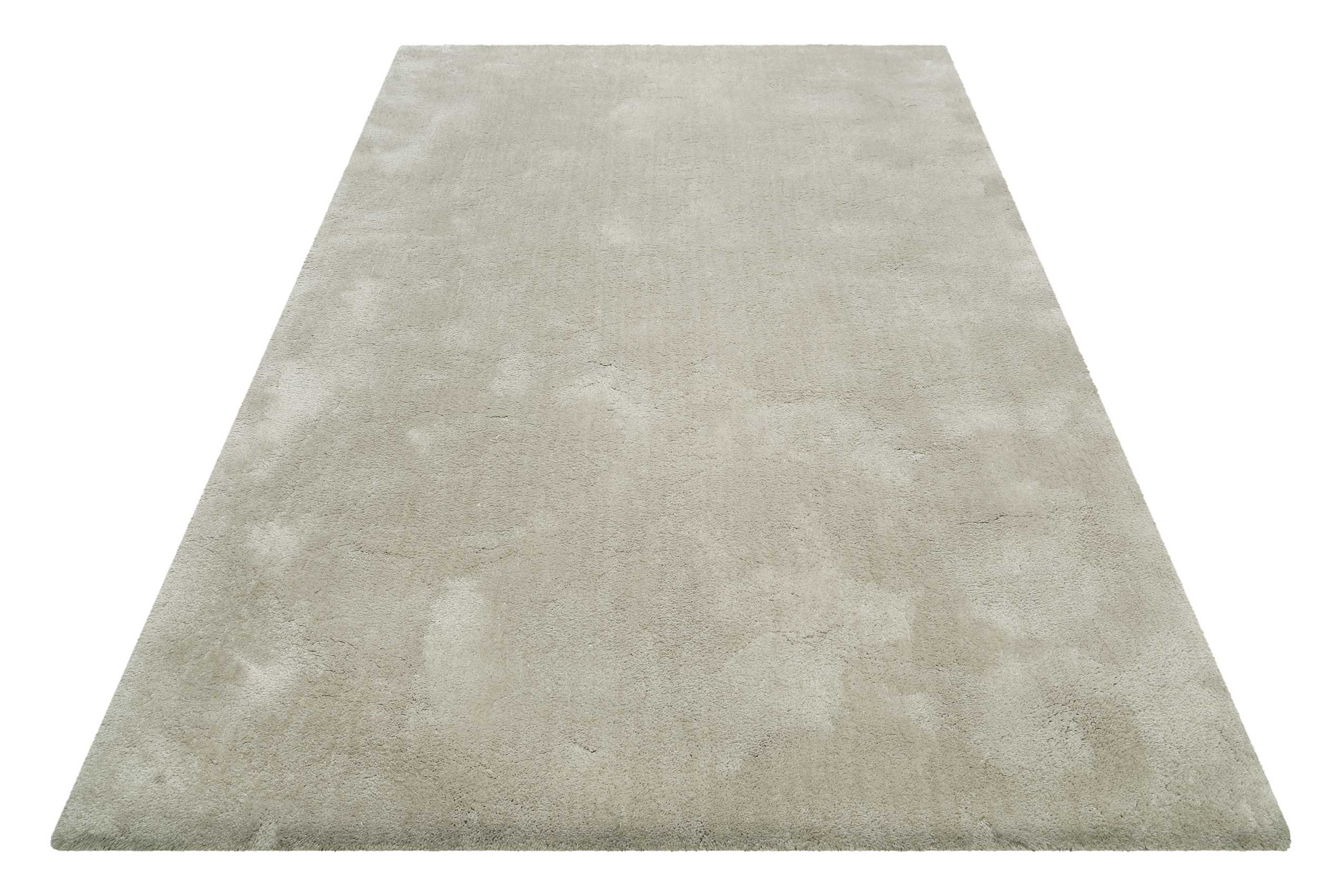 Teppich Beige Grau Hochflor "Emilia" WECONhome Basics