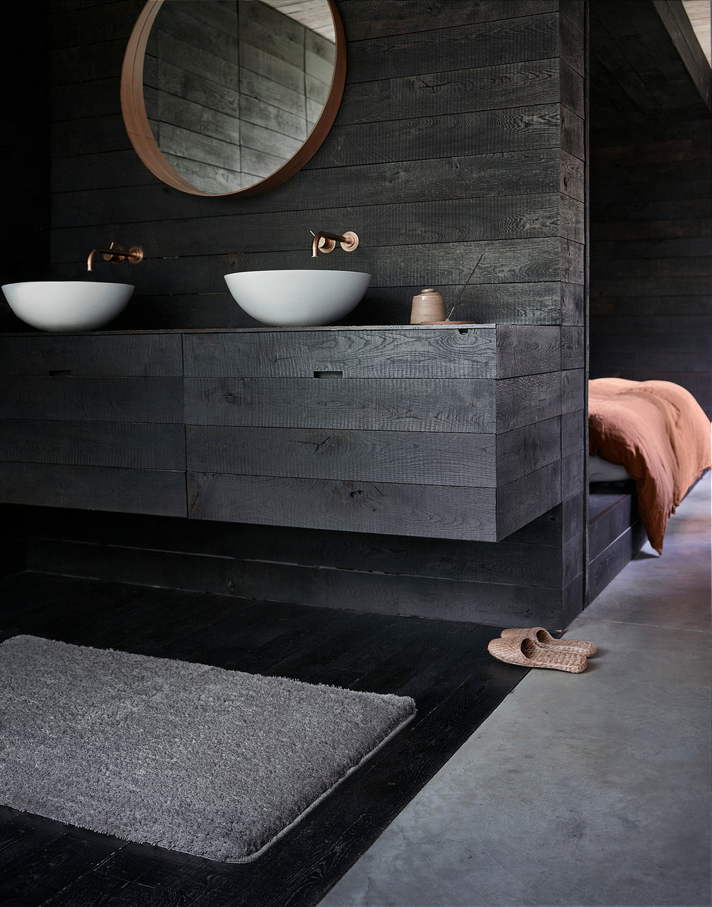 Badteppich Grau "Joris" WECONhome Basics