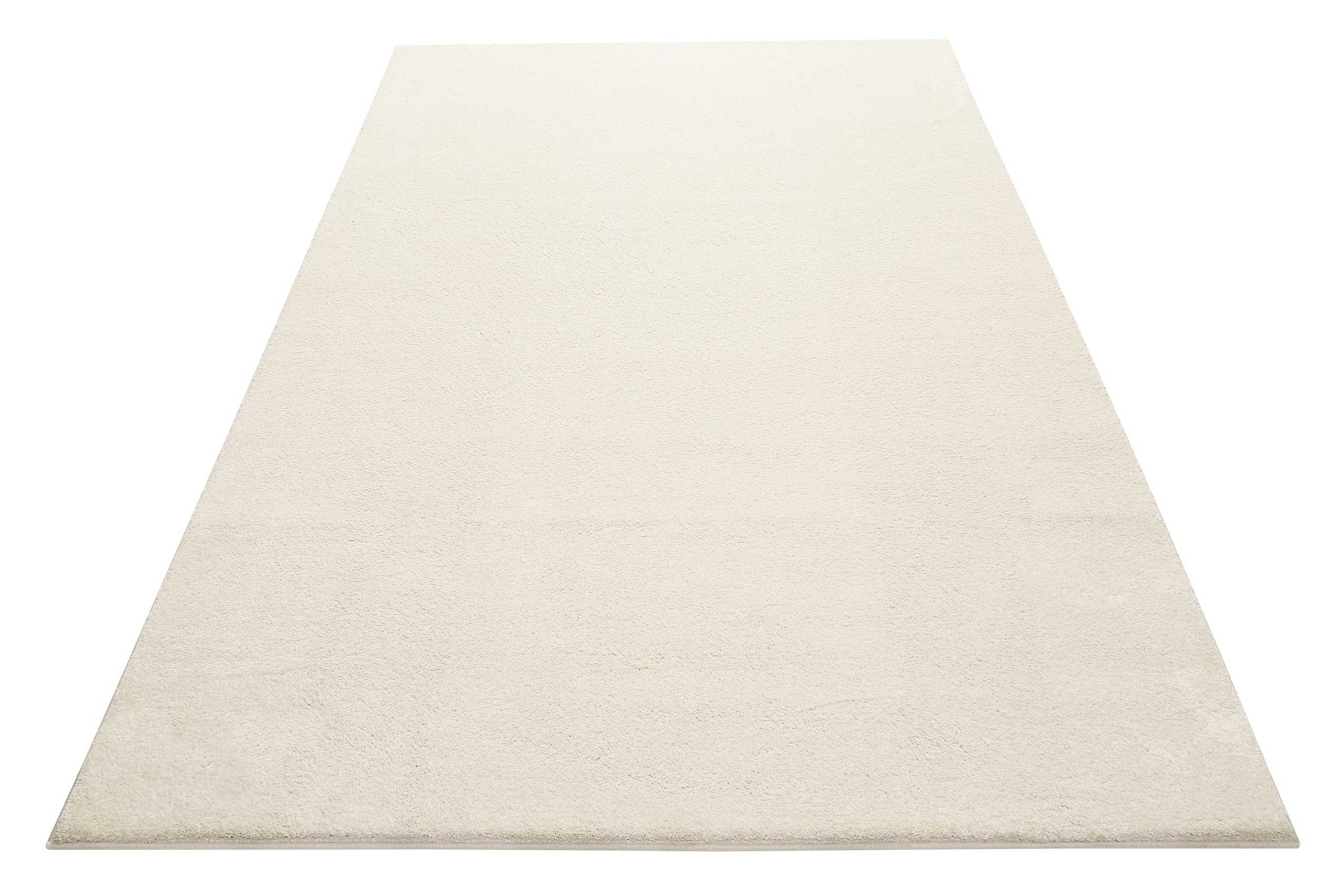 Teppich Weiß Creme Kurzflor "Lotta" WECONhome Basics