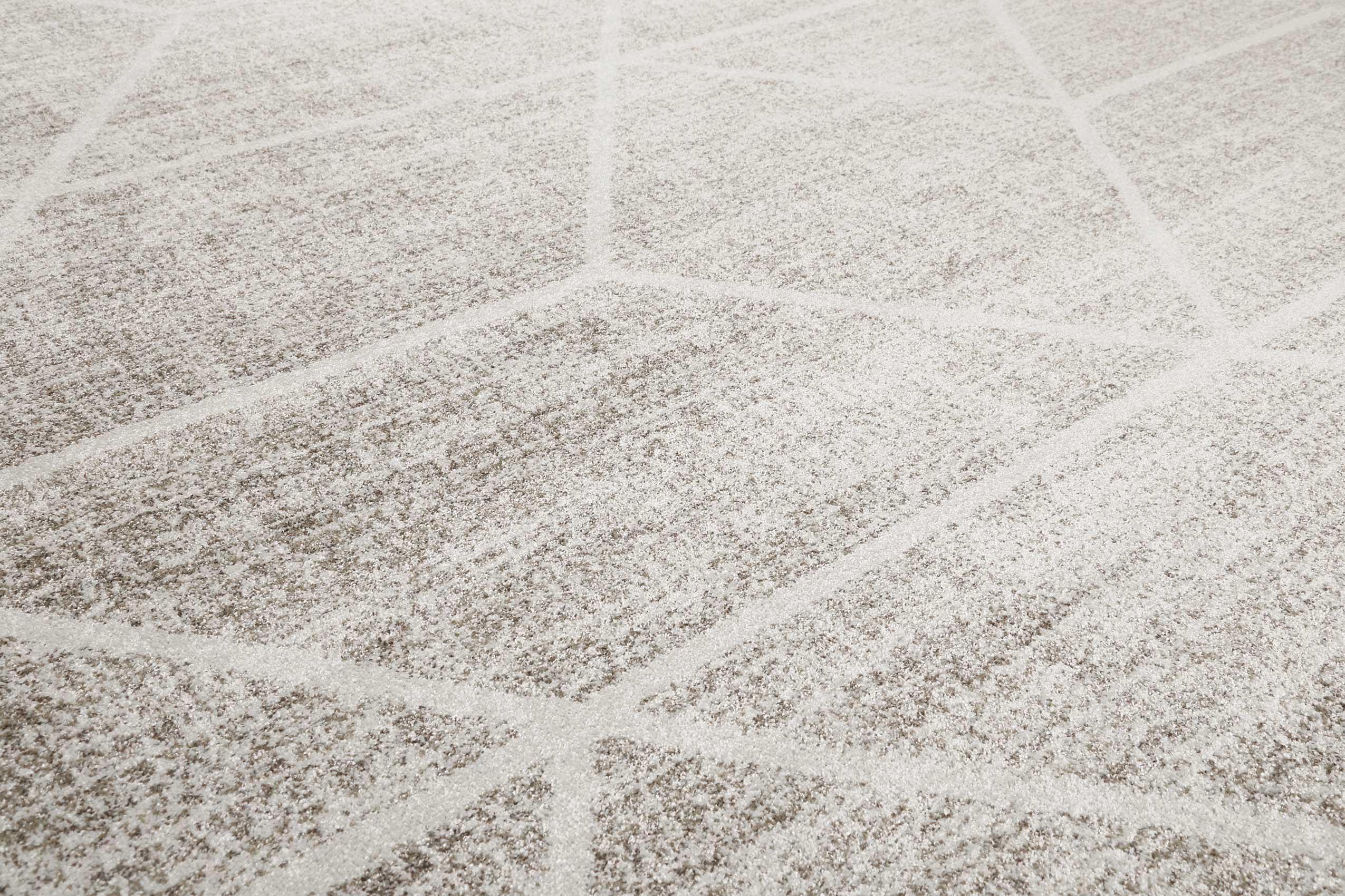 Teppich Grau Sand Kurzflor "Bossa Lounge" WECONhome