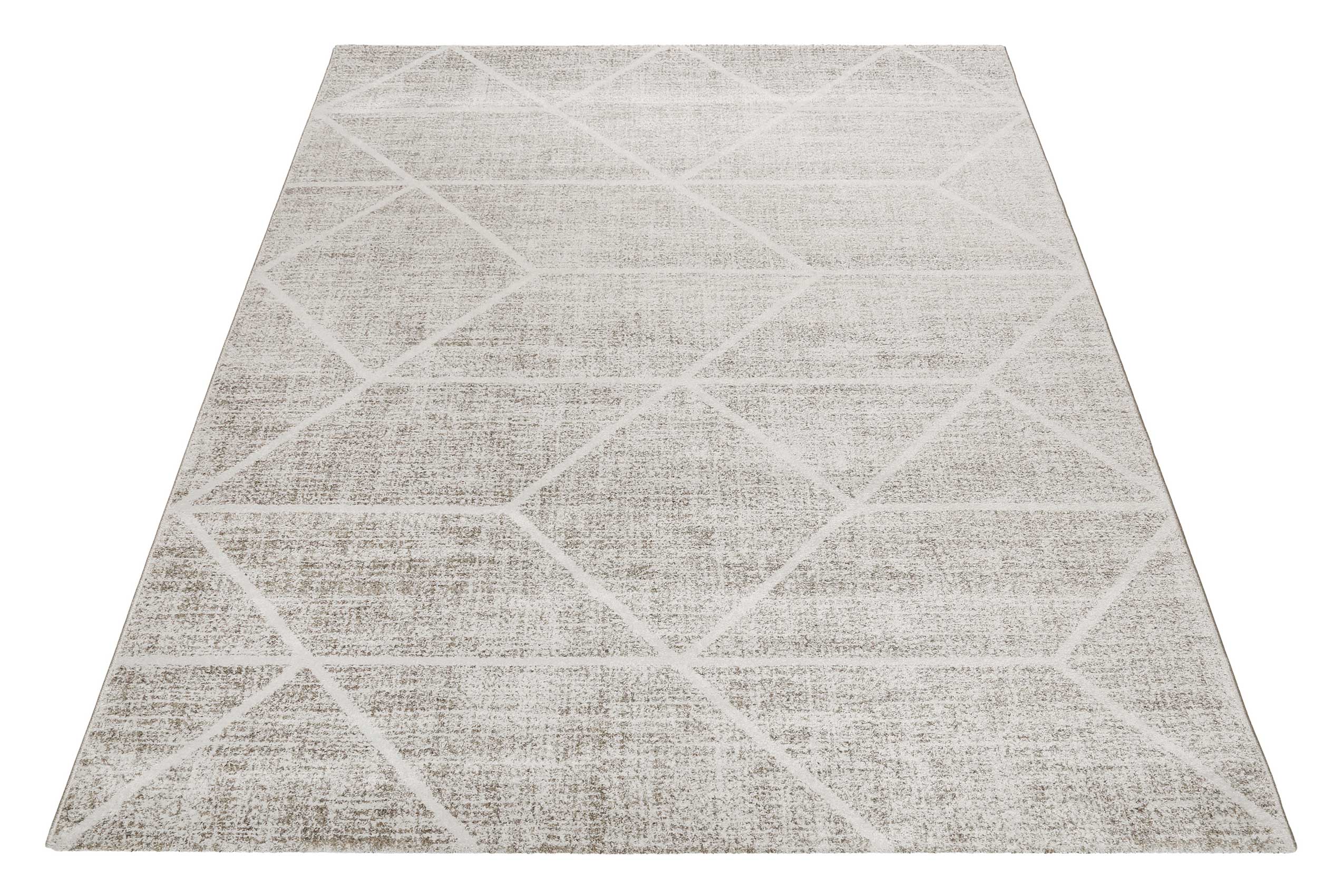 Teppich Grau Sand Kurzflor "Bossa Lounge" WECONhome