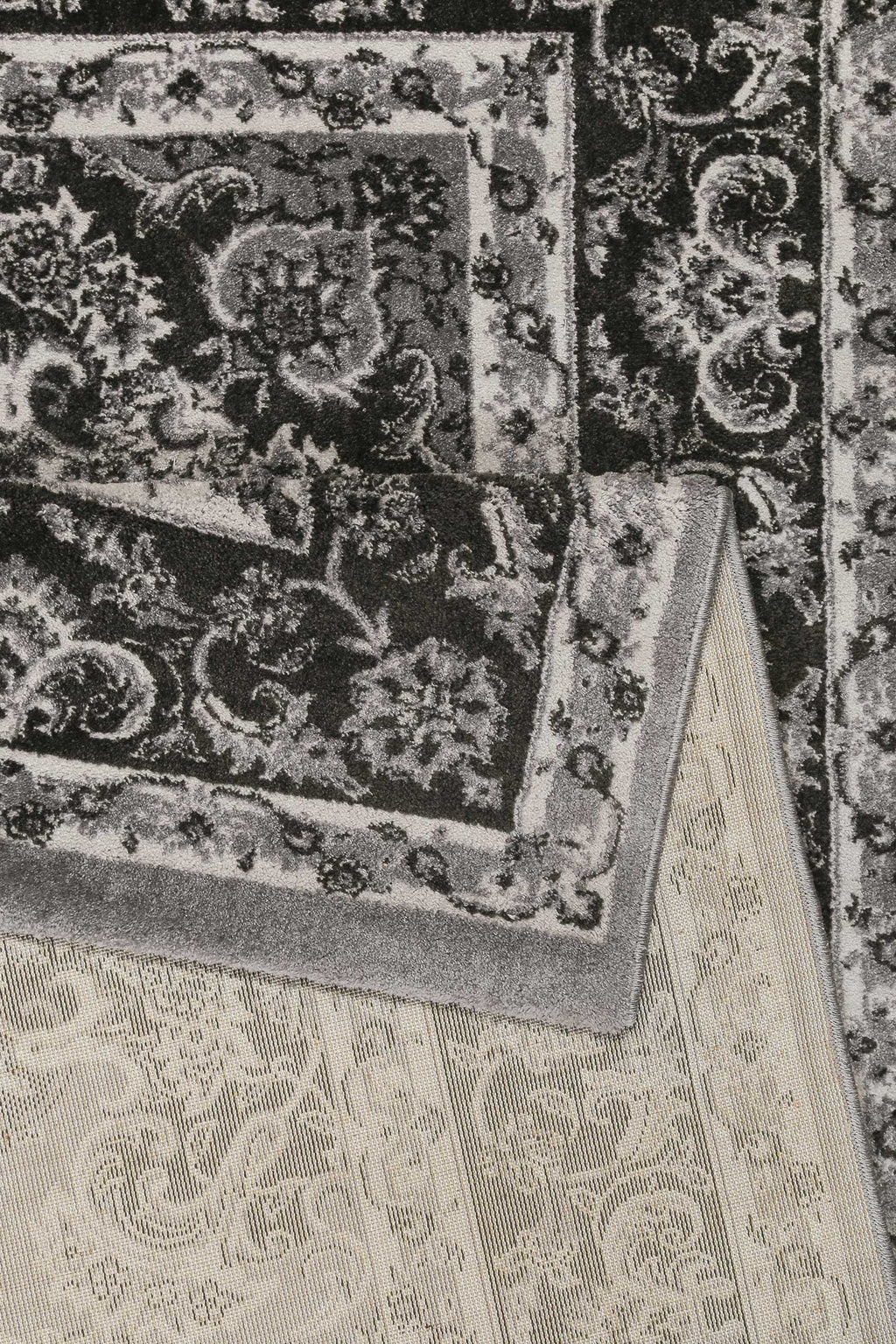 Teppich Grau Anthrazit Kurzflor "Bristol" WECONhome