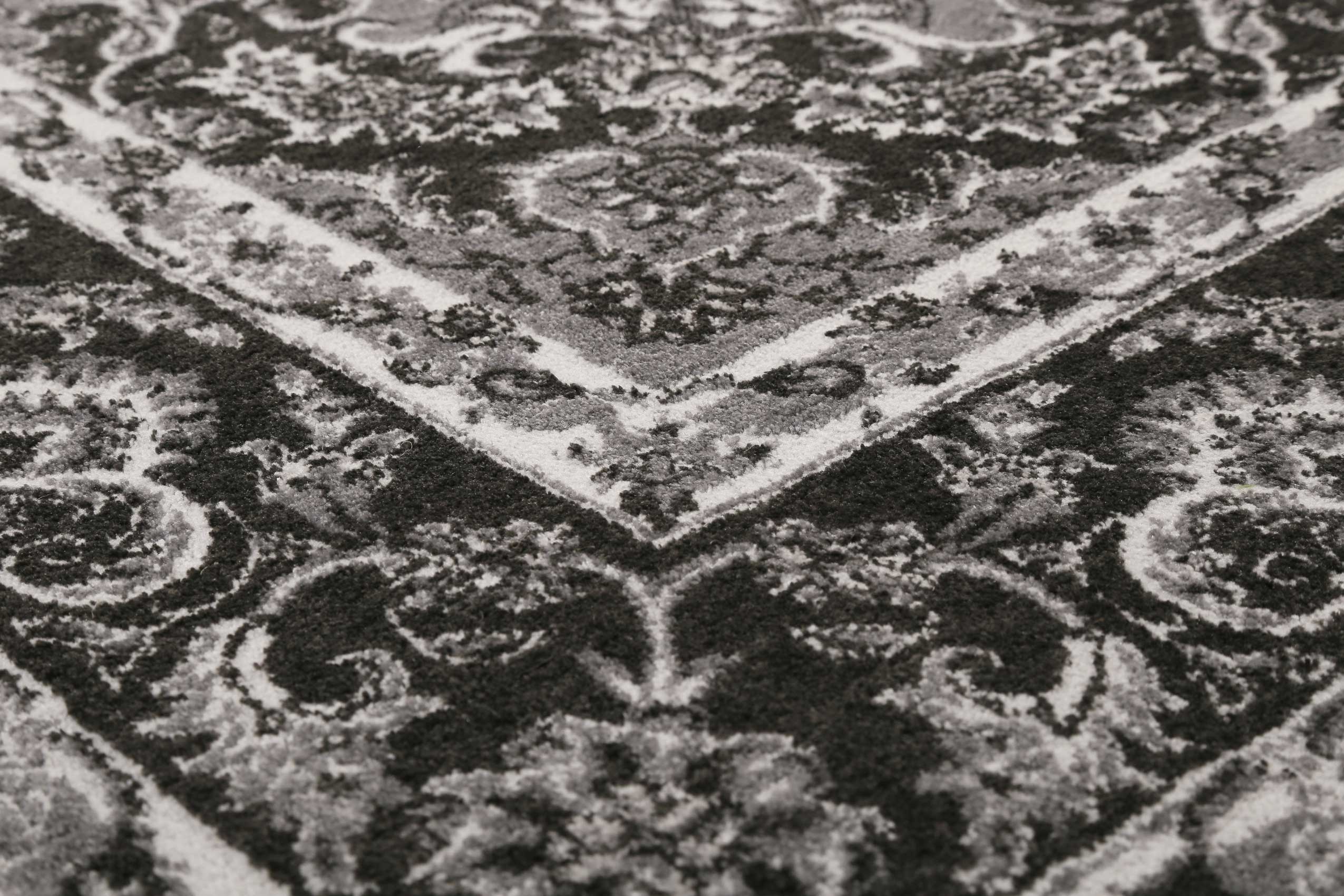 Teppich Grau Anthrazit Kurzflor "Bristol" WECONhome