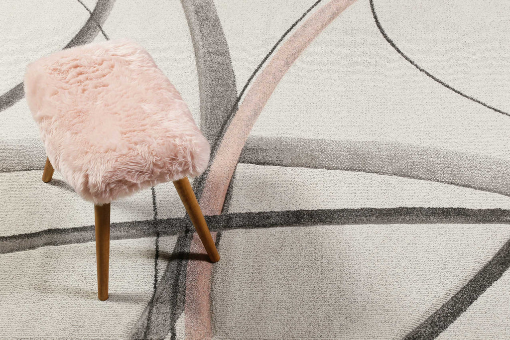 Teppich Kurzflor beige rosa "Cloud7" WECONhome