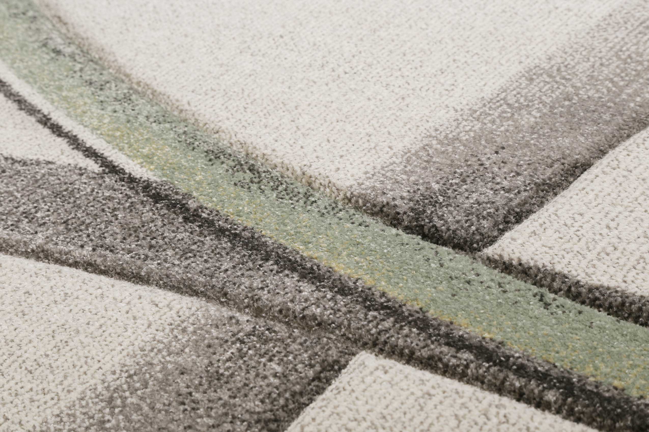 Teppich Kurzflor beige grün "Cloud7" WECONhome