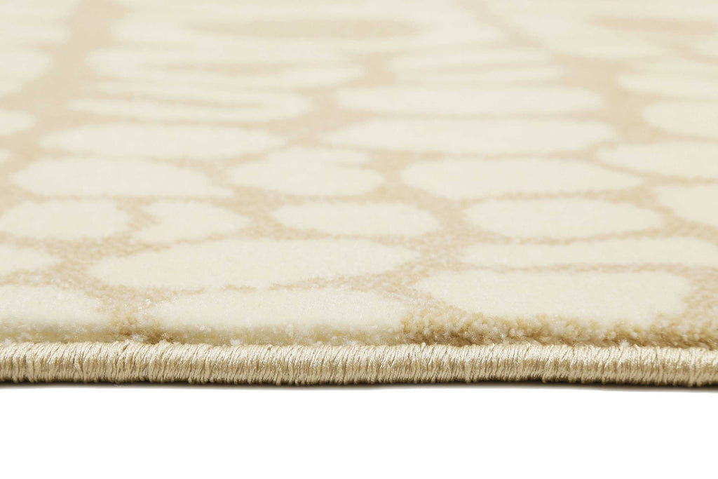 Teppich Animal Print Creme Beige "Croco" WECONhome