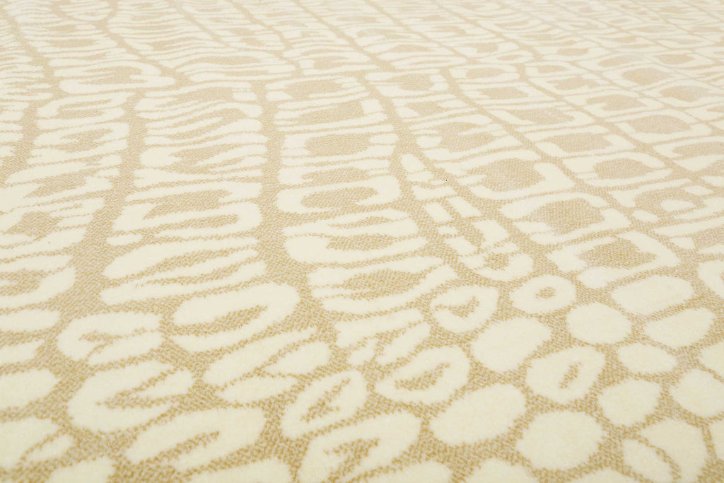 Teppich Animal Print Creme Beige "Croco" WECONhome