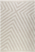 Kelim Teppich Beige aus Naturfaser "Edgy Corners" WECONhome