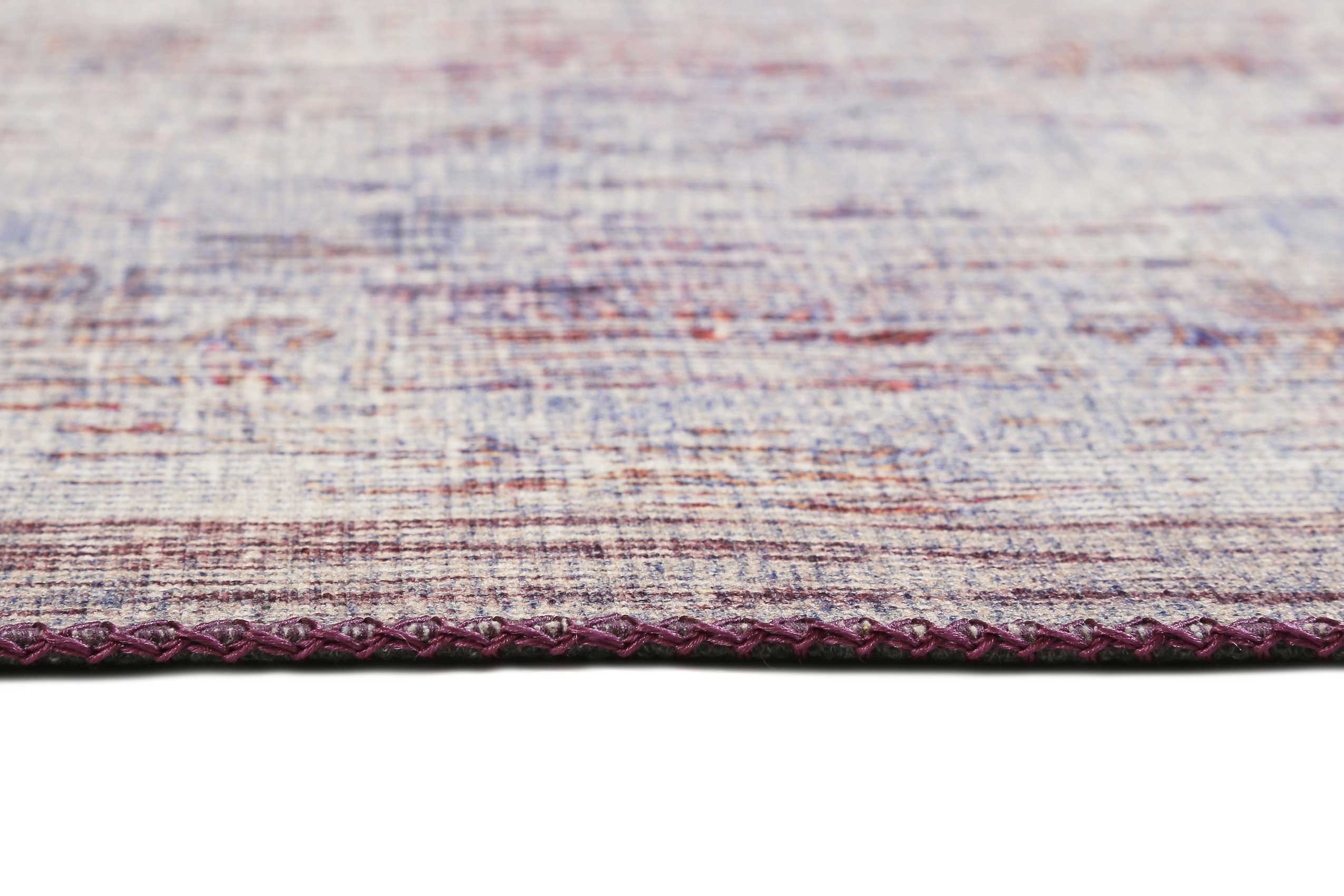 Teppich Vintage Grau Lila Blau Orange "Embrace" WECONhome