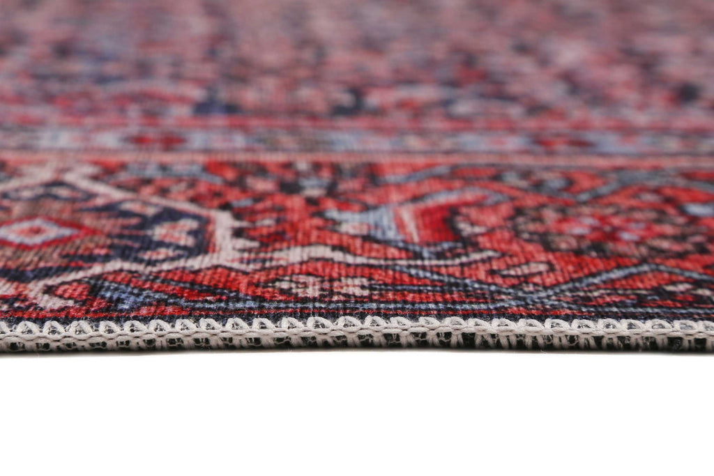 Vintage Teppich Rot Blau "Flashback" WECONhome