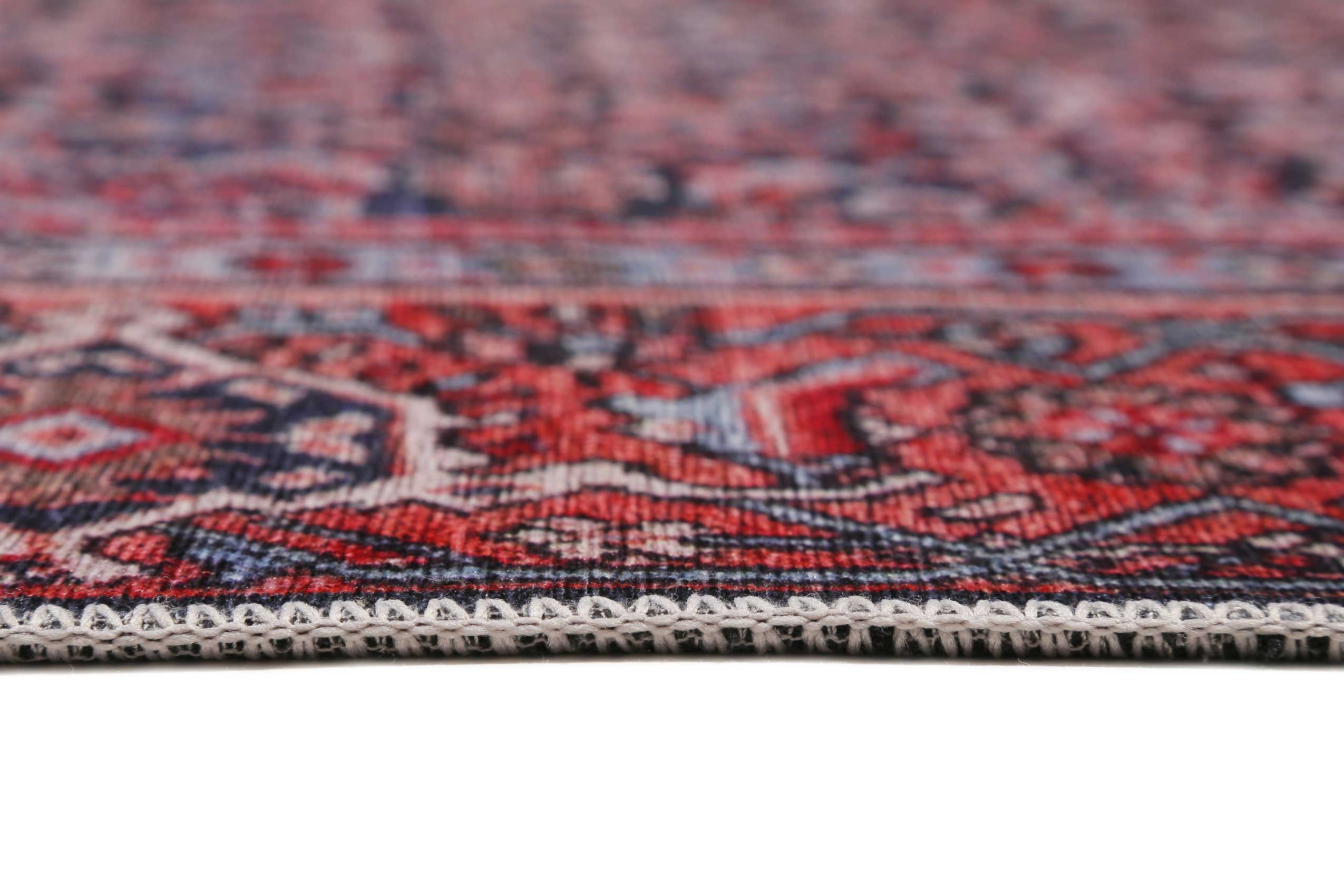 Vintage Teppich Rot Blau "Flashback" WECONhome