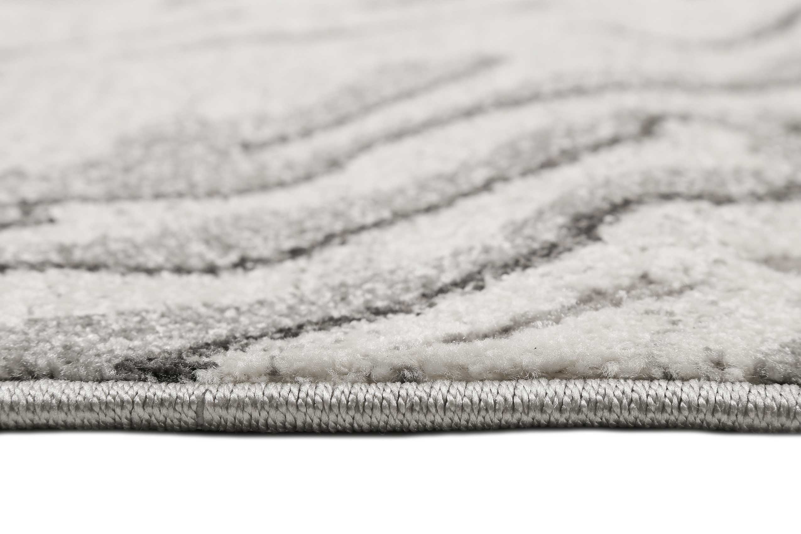 Teppich Grau Silber Kurzflor "Forest" WECONhome