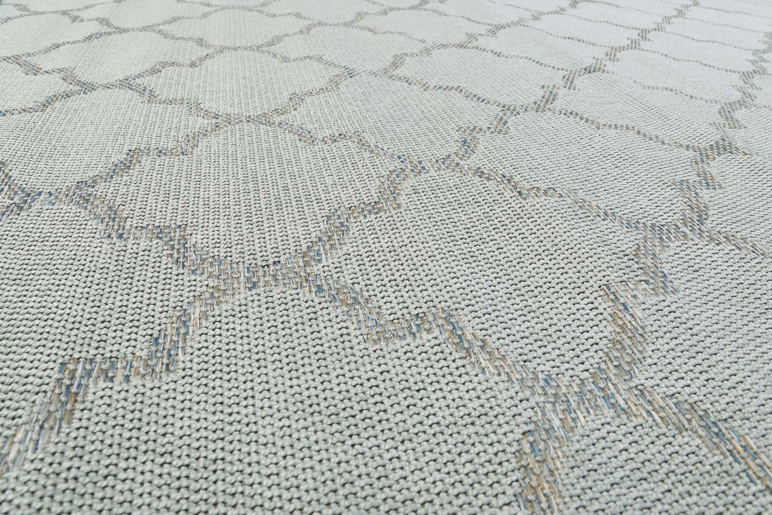Outdoor Teppich Hellblau "Gleamy" WECONhome