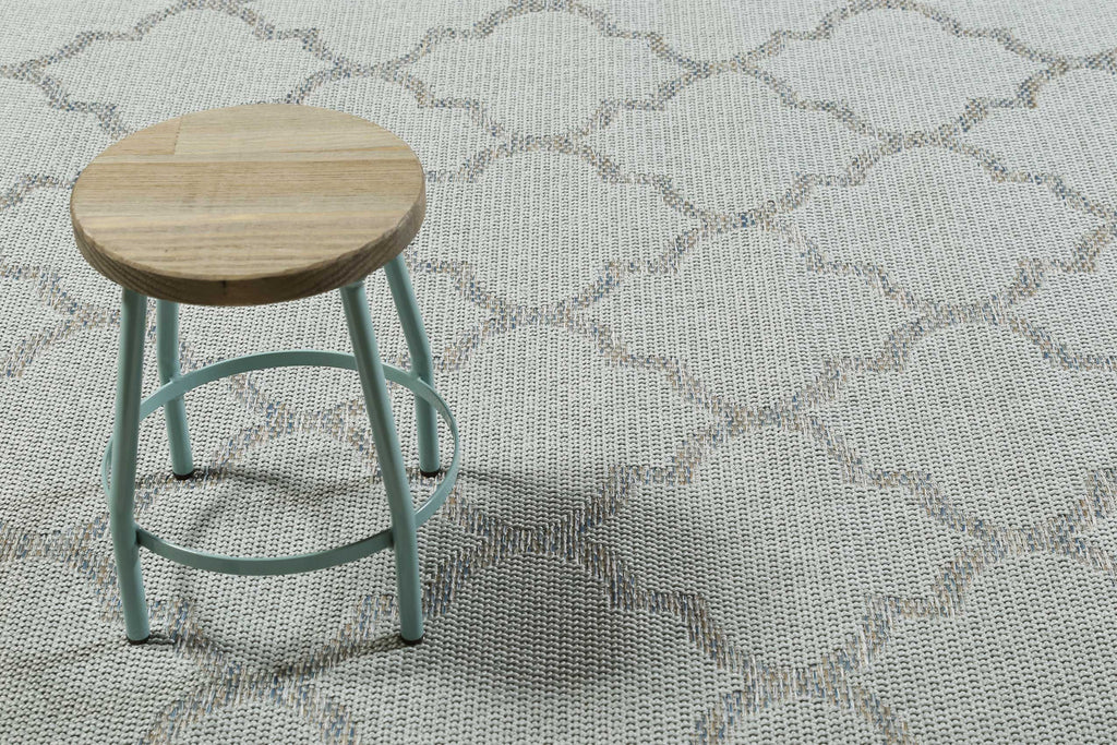 Outdoor Teppich Hellblau "Gleamy" WECONhome
