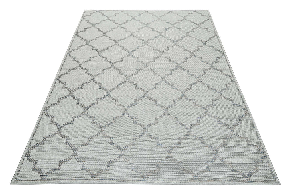 Outdoor Teppich Hellblau "Gleamy" WECONhome