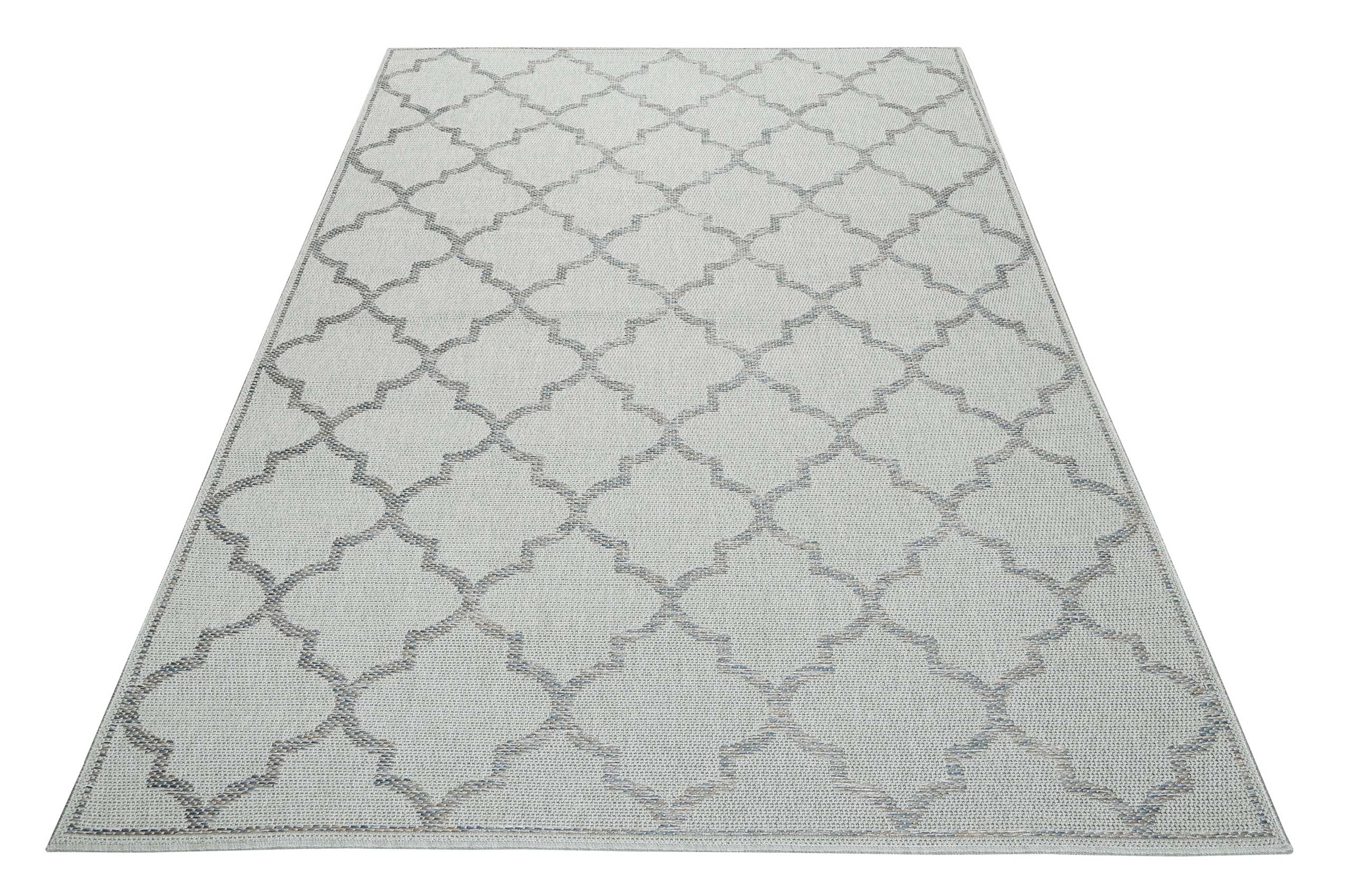 Outdoor Teppich Hellblau "Gleamy" WECONhome