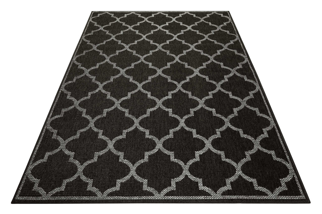 Outdoor Teppich Anthrazit Grau "Gleamy" WECONhome