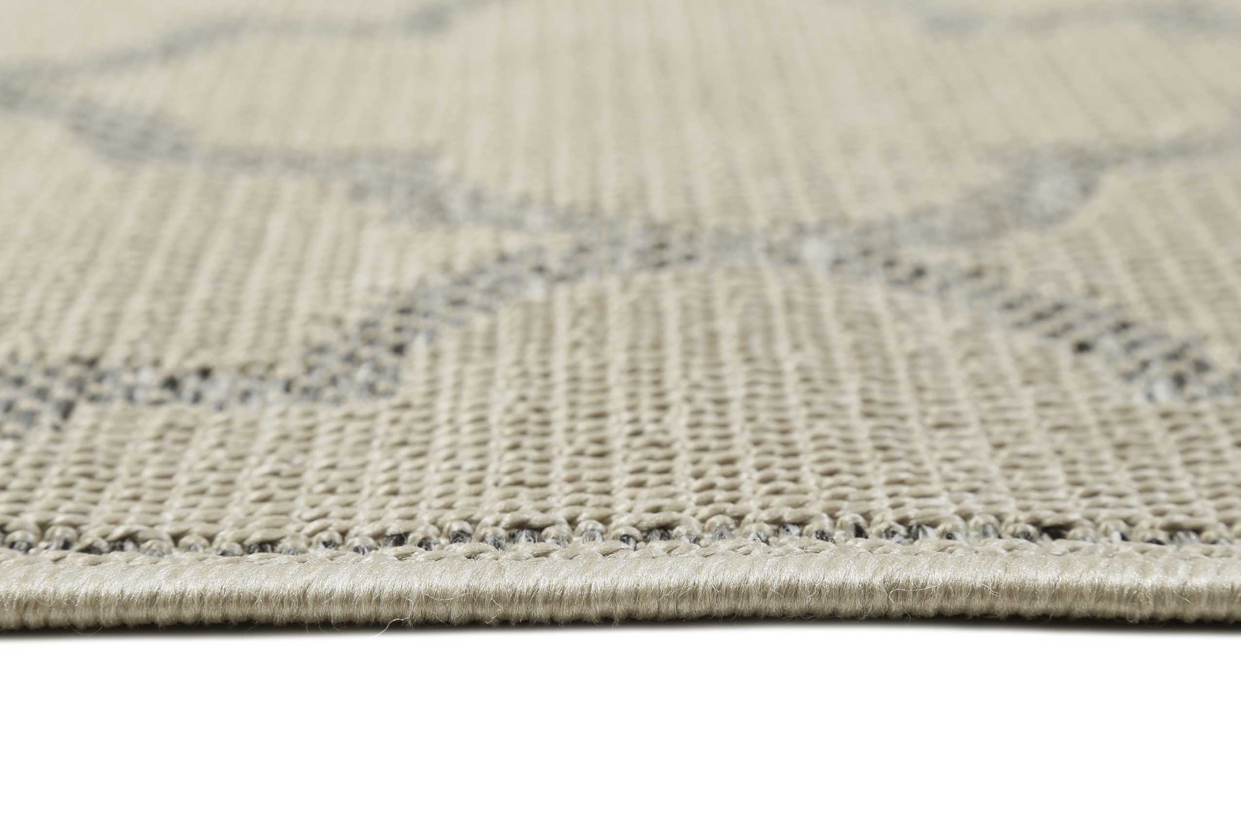 Outdoor Teppich Beige Grau "Gleamy" WECONhome