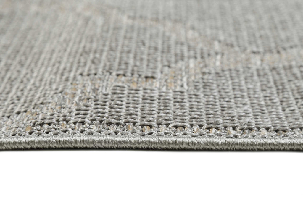 Outdoor Teppich Grau Silber "Gleamy" WECONhome