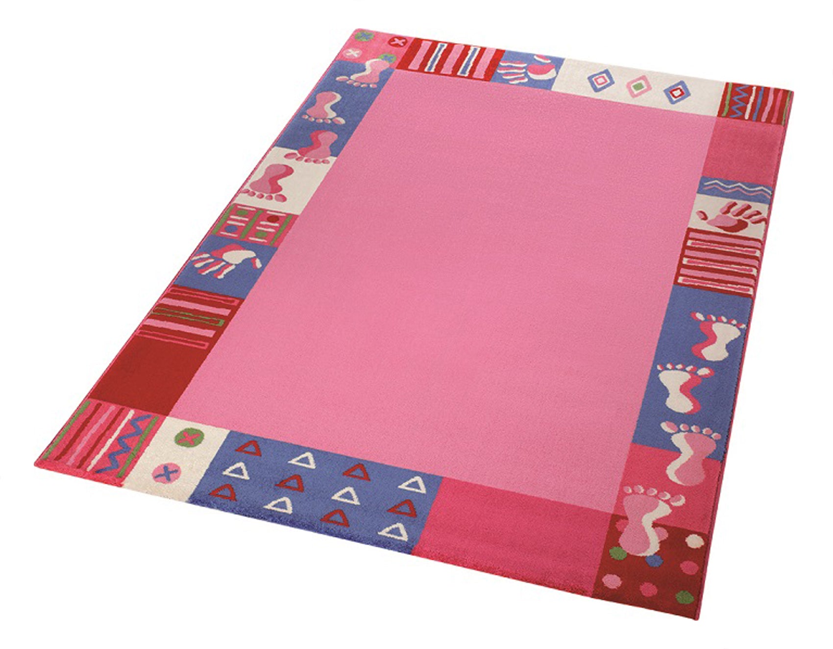 Kinderteppich Rosa Pink "Hand&Feet" WECONhome