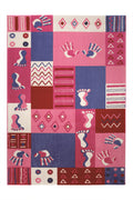 Kinderteppich Rosa "Hand&Feet" WECONhome