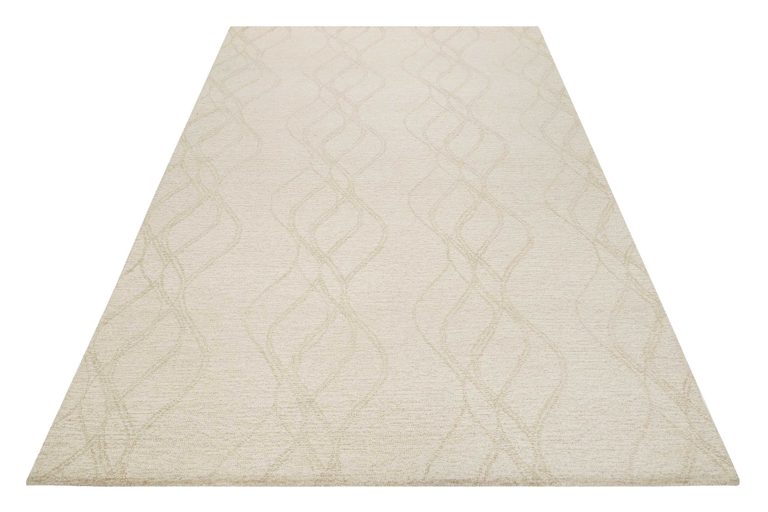 Teppich Creme Beige aus Naturfaser "Hendrik" WECONhome