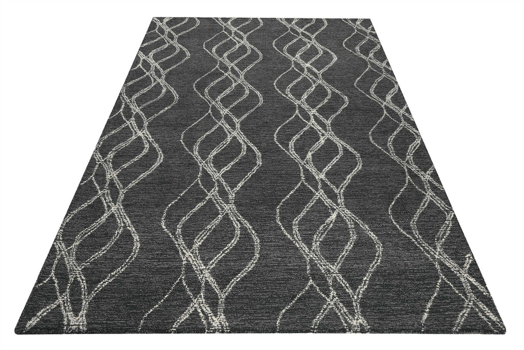 Teppich Anthrazit aus Naturfaser "Hendrik" WECONhome