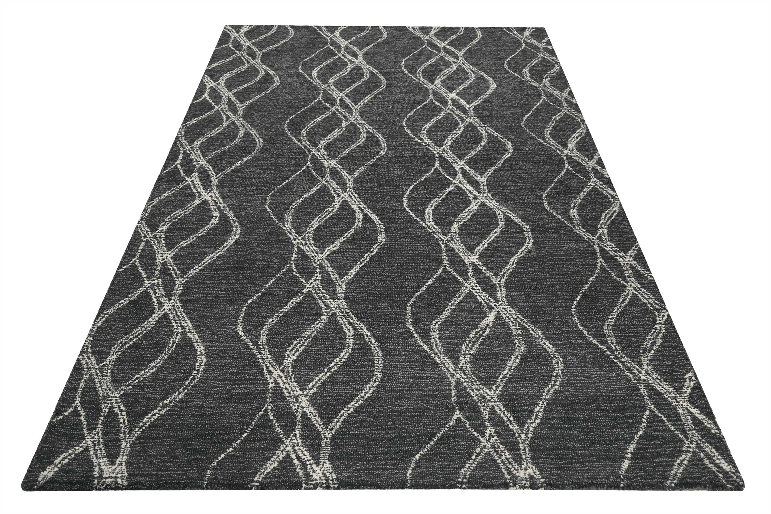 Teppich Anthrazit aus Naturfaser "Hendrik" WECONhome
