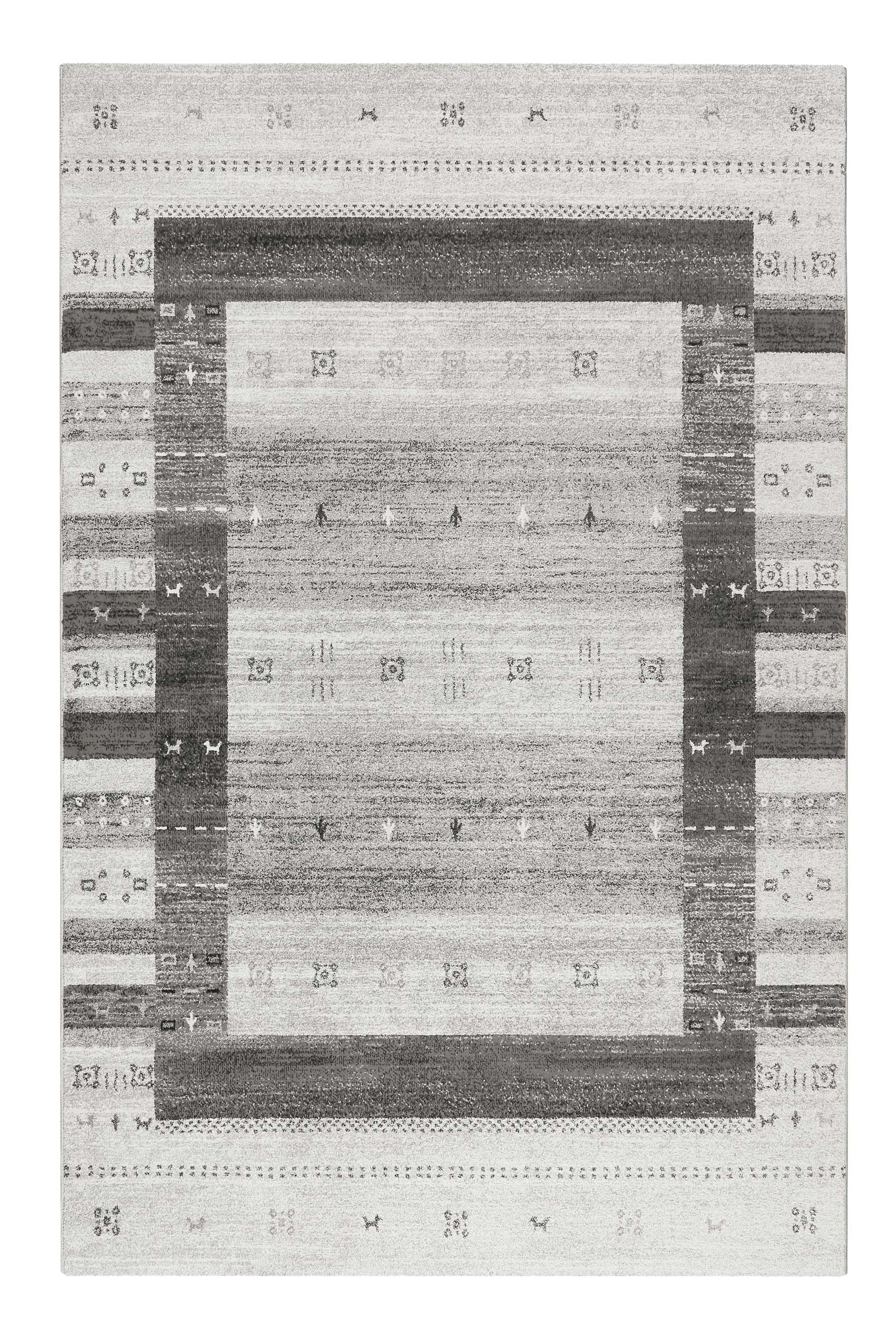 Teppich Grau Silber Kurzflor "Igor" WECONhome